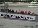 Uebung BF Koeln und DRLG Person im Rhein bei Koeln P847